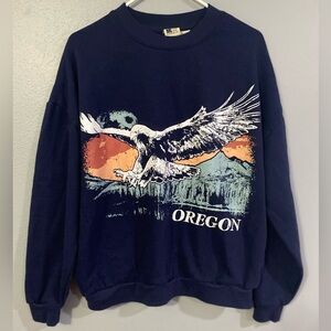 Oregon Navy Blue Crew